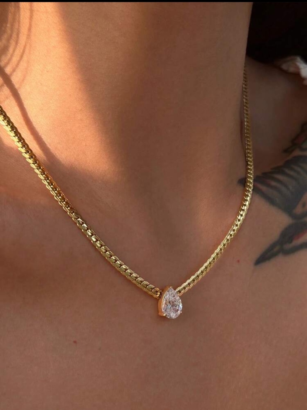 Gold necklace